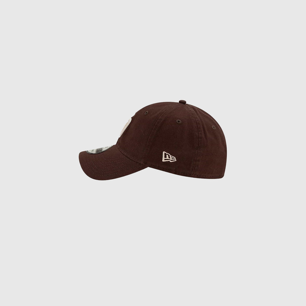 New Era San Diego Padres MLB Core Classic 9TWENTY Cap - Dark Brown - Side