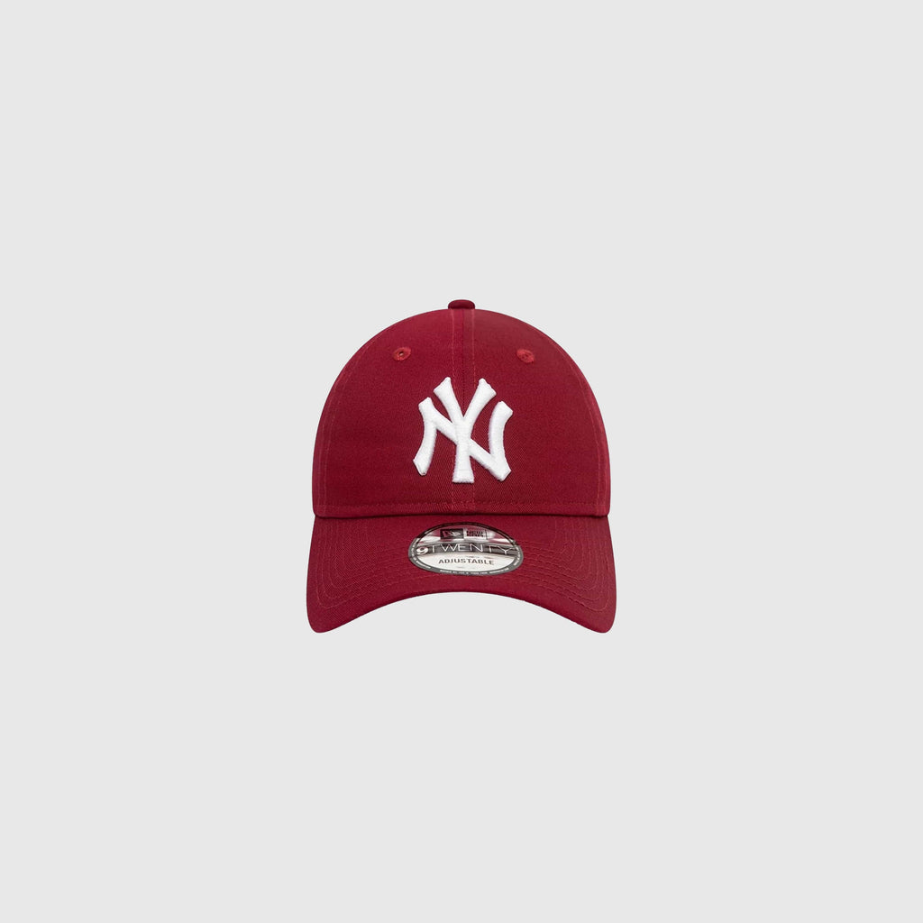 New Era New York Yankees League Essential 9TWENTY Cap - Dark Red