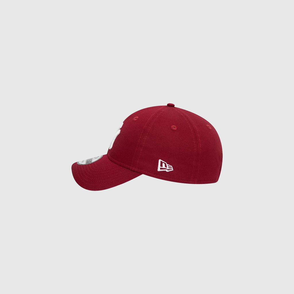New Era New York Yankees League Essential 9TWENTY Cap - Dark Red