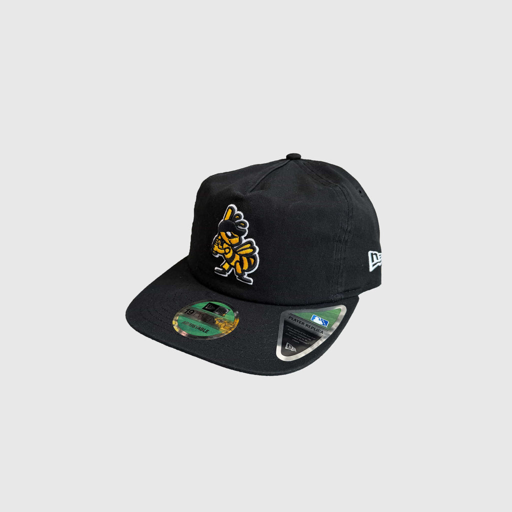 New Era Salt Lake Bees Player Replica 19TWENTY Cap - Black - Front