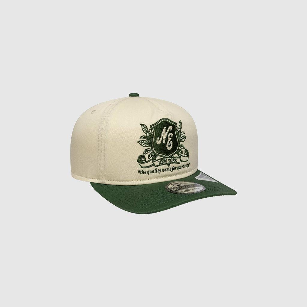 New Era Washed Graphic New York 19TWENTY Cap - Ecru / Green