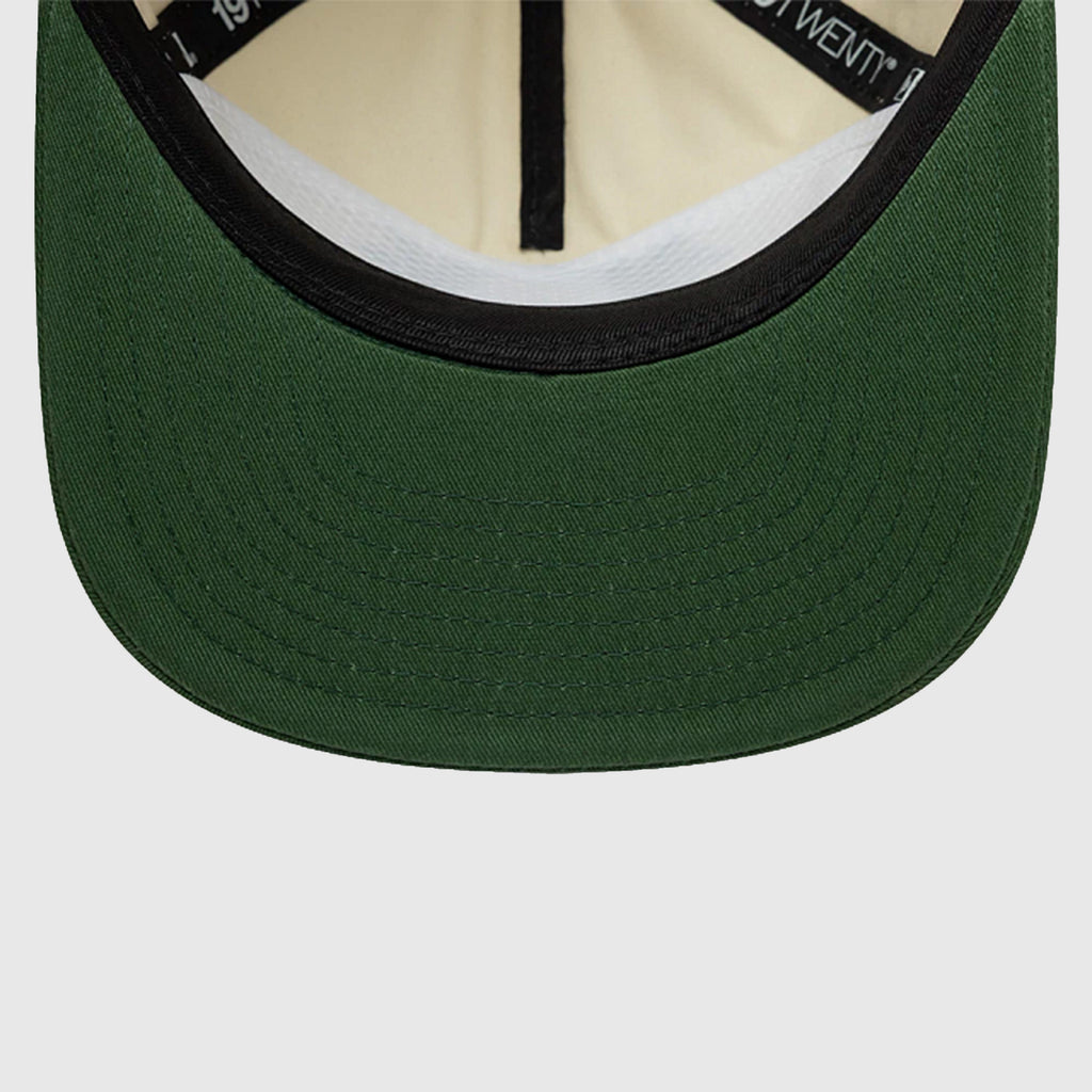 New Era Washed Graphic New York 19TWENTY Cap - Ecru / Green