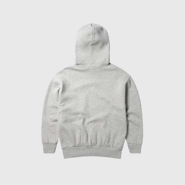 No Problemo Mini Kruger Embroidered Hoodie - Grey Marl - Back