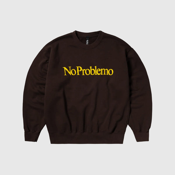 No Problemo Sweatshirt - Brown - Front