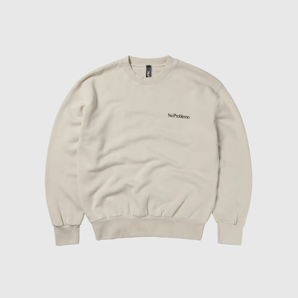 No Problemo Mini Problemo Sweatshirt - Ecru - Front