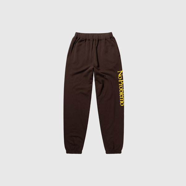 No Problemo Sweatpant - Brown - Front
