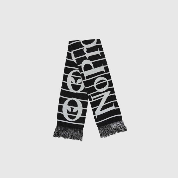 No Problemo Striped Scarf - Black
