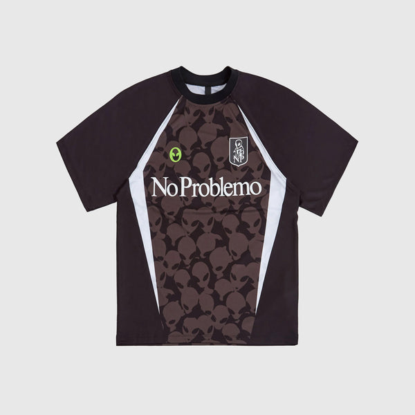 No Problemo Area 51 Football Shirt - Black - Front