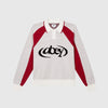 Obey Soccer Polo Sweater - White Multi - Front