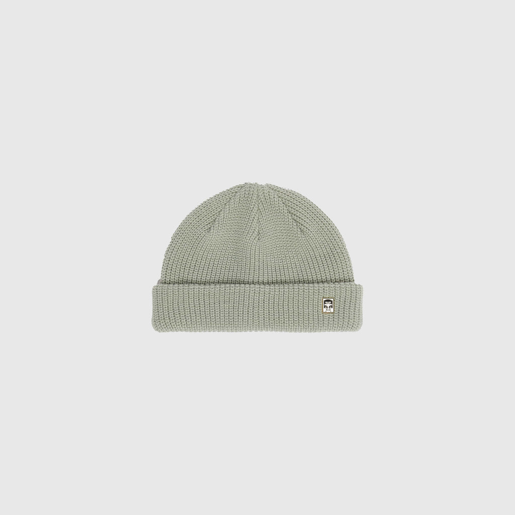 Obey Micro Beanie - Iceberg Green - Front