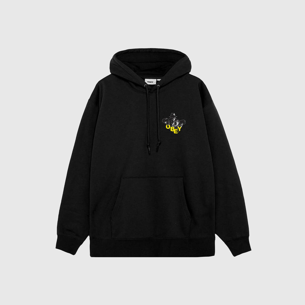 Obey Inner Power Hood - Black - Front