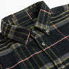 Portuguese Flannel Arquive 72 Shirt - Navy / Yellow / Pink - Front Close Up