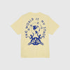 Obey The World Is My Stage Heavy Tee - Anise Flower - Back