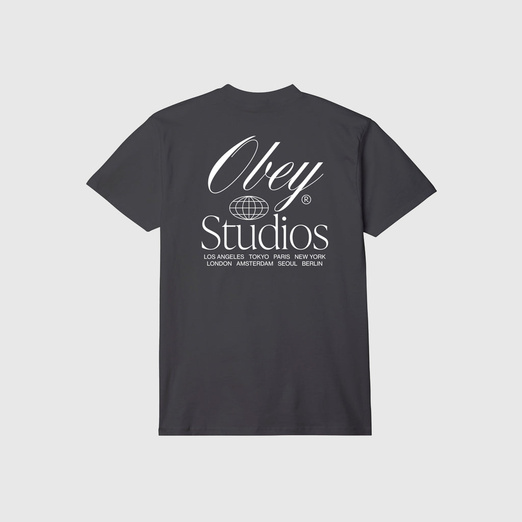 Obey Studios Worldwide - Black - Back