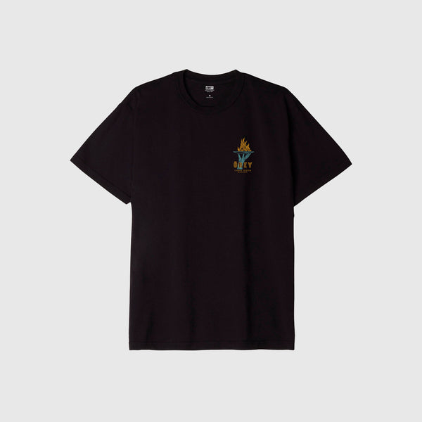 Obey Seize Fire - Black - Front