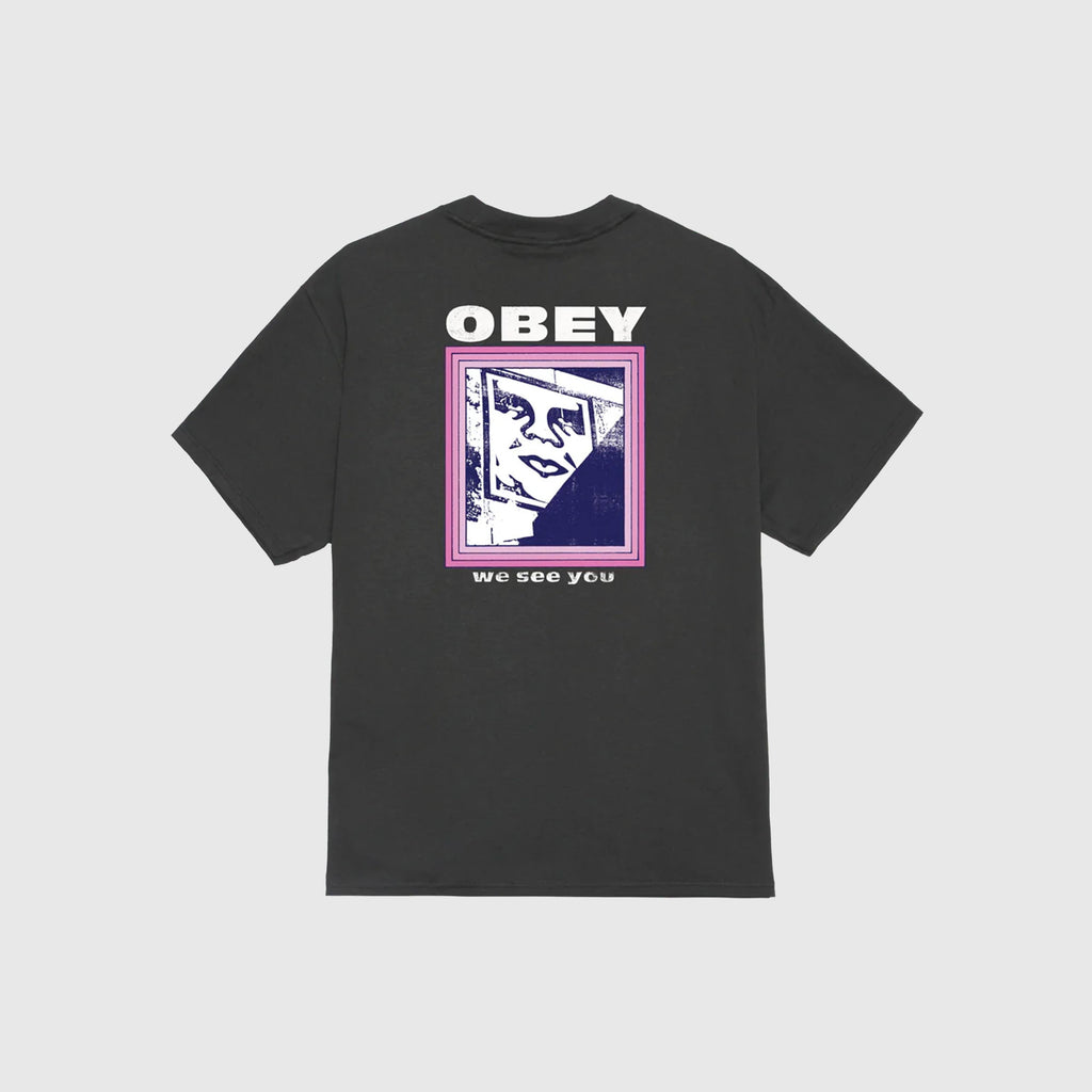 Obey We See You Tee - Vintage Black - Back