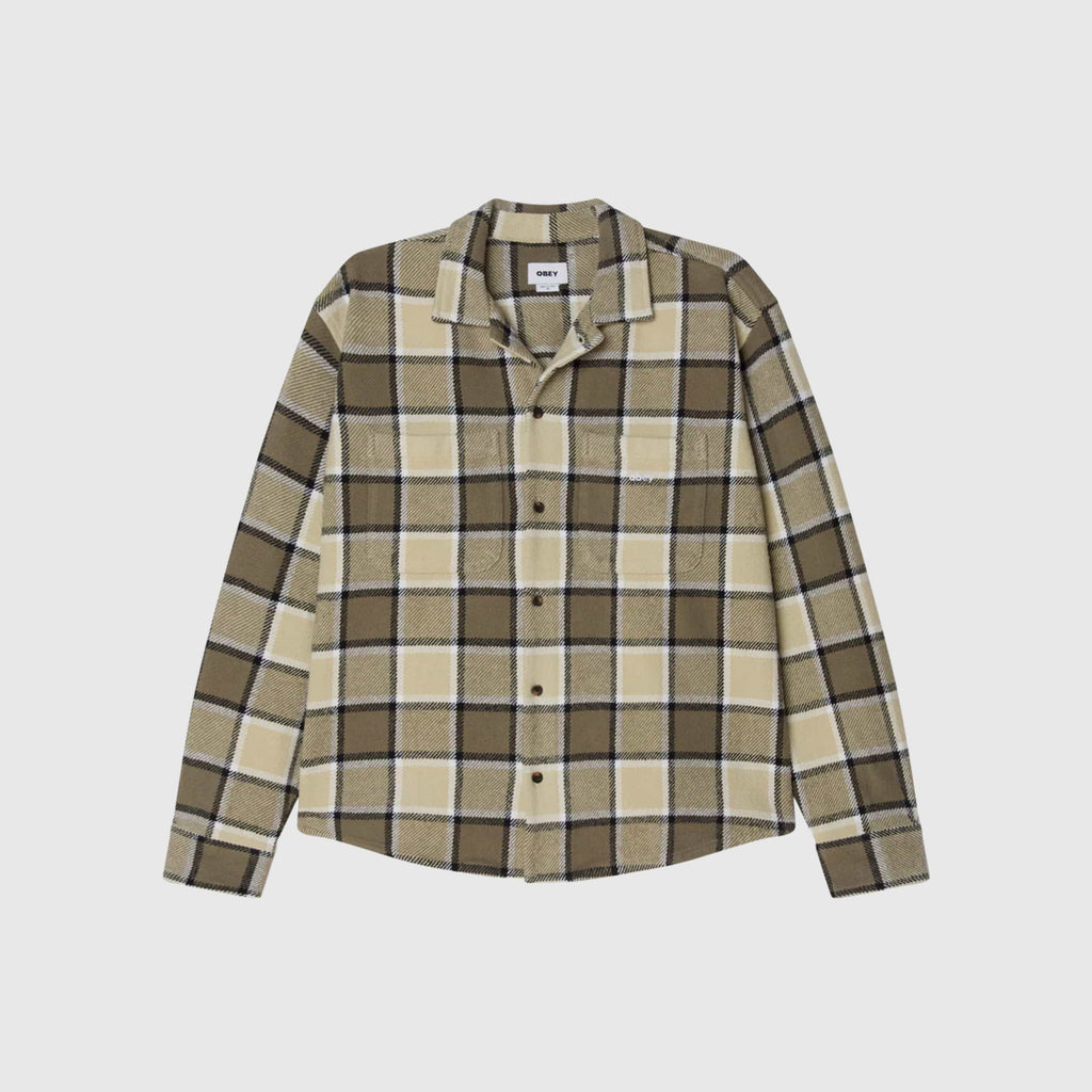 Obey Harold Woven - Pelican Multi - Front