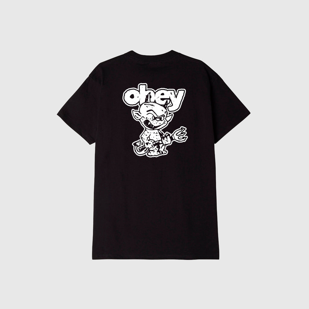 Obey Demon Tee - Black - Back