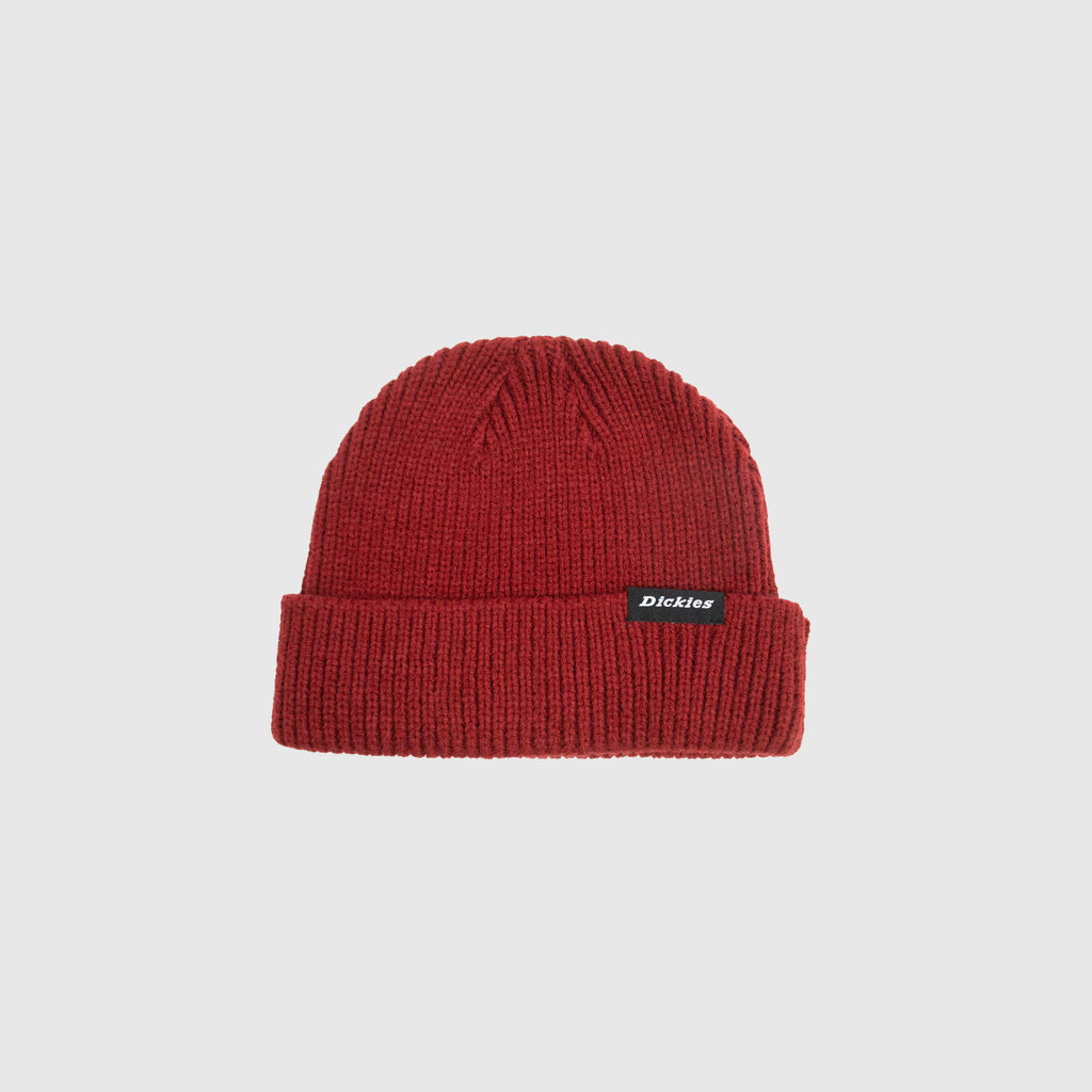 Dickies Woodworth Beanie - Fired Brick - Front