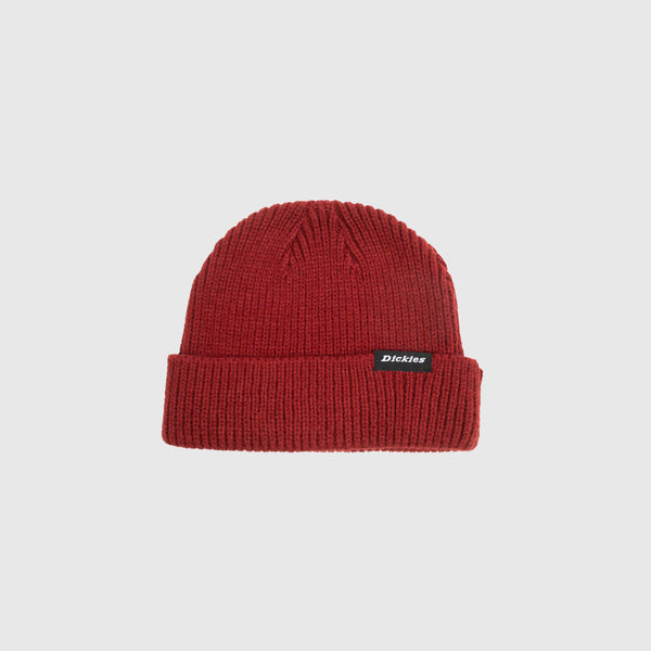 Dickies Woodworth Beanie - Fired Brick - Front