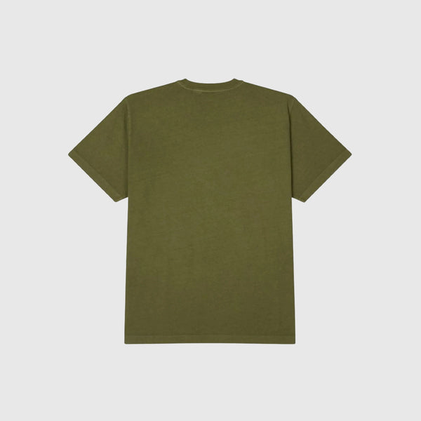 Obey Lowercase Pigment Tee - Pigment Moss Green - Back