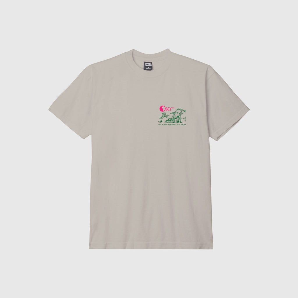 Obey Let Your Worries Fade Away - Silver - Front