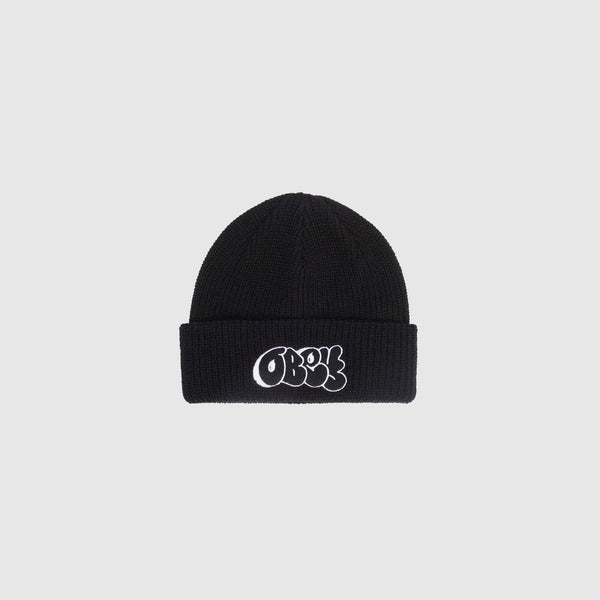 Obey Slap Beanie - Black - Front