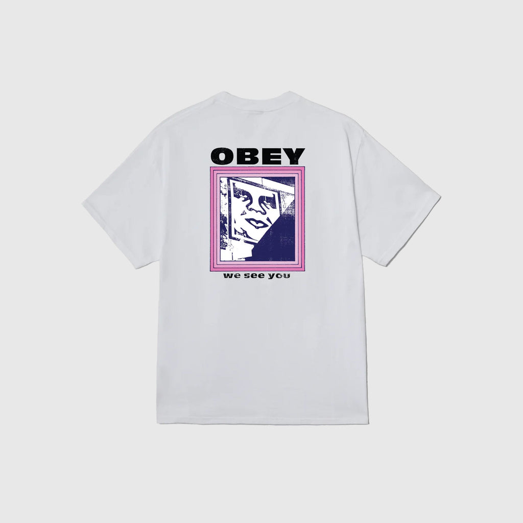 Obey We See You Tee - White - Back