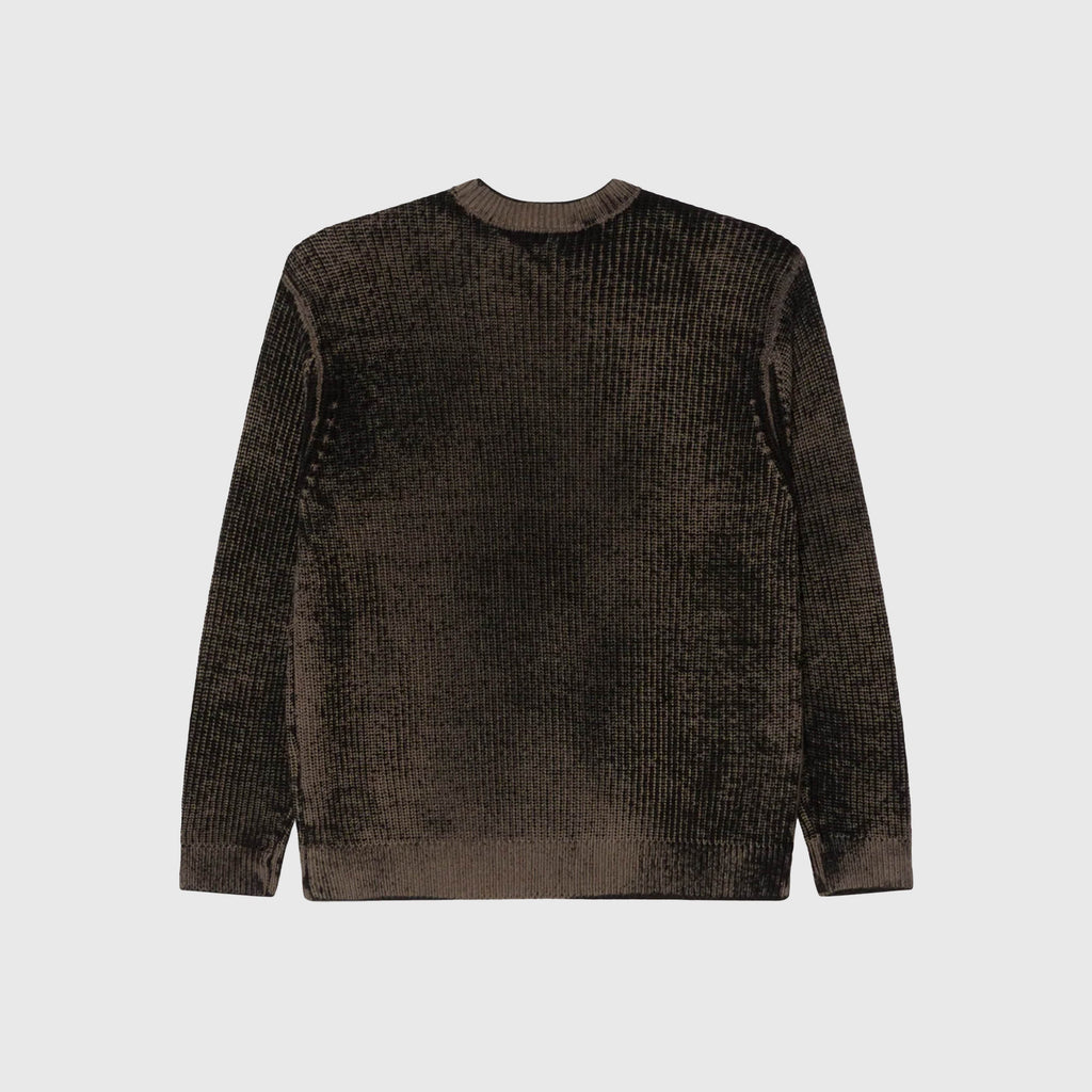 Obey Spray Effect Sweater - Black Multi - Back