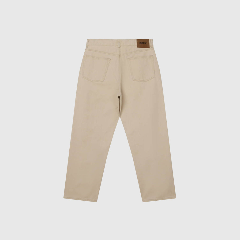 Obey Classic Baggy Denim - Pelican Faded Wash - Back