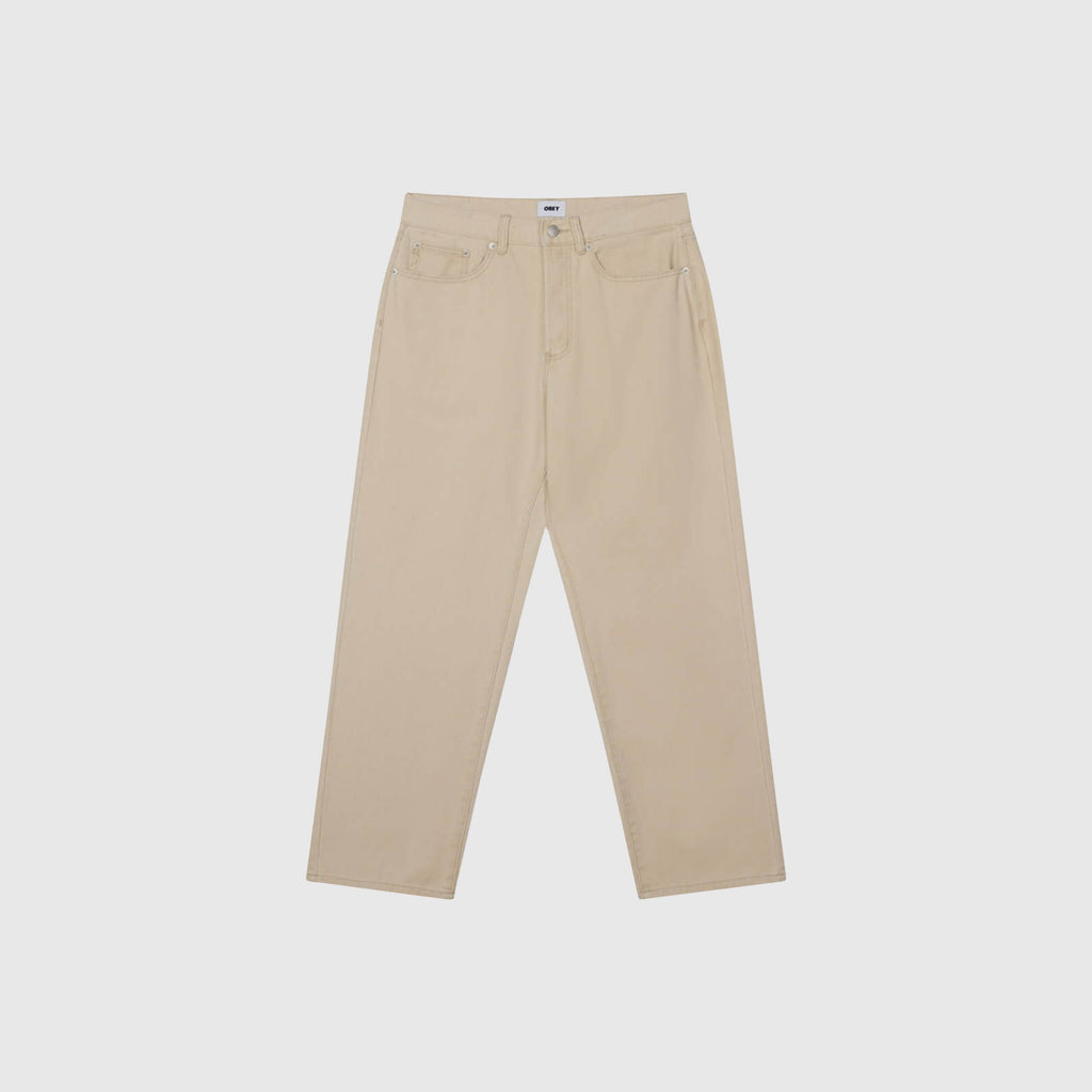 Obey Classic Baggy Denim - Pelican Faded Wash - Front