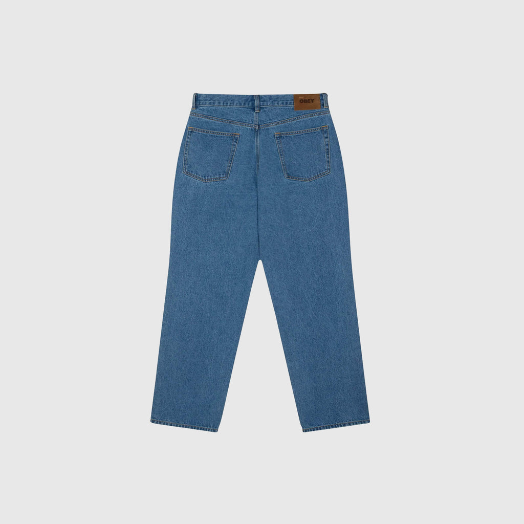 Obey Classic Baggy Denim - Light Indigo - Back
