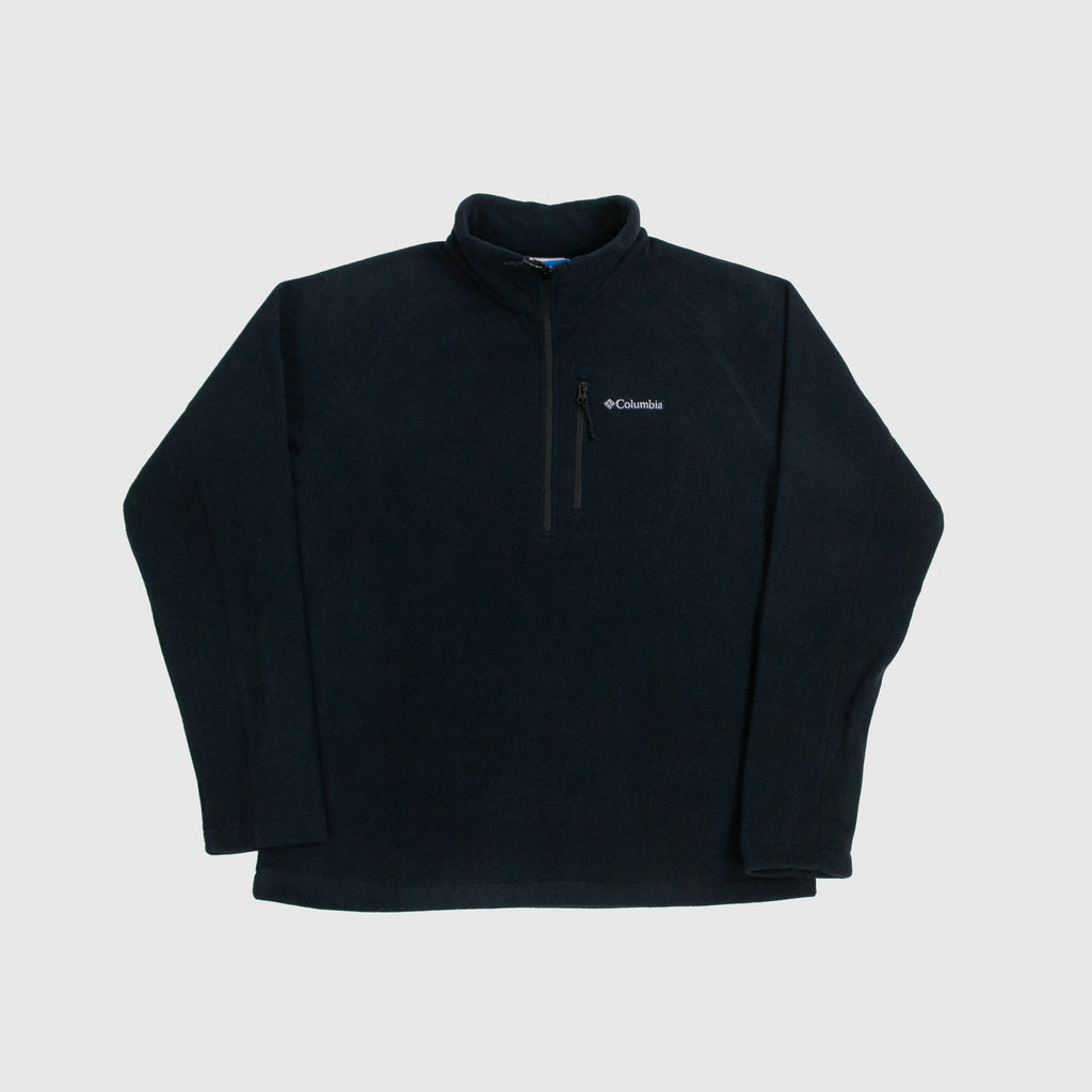 Columbia Fast Trek III Half Zip Fleece - Black / Black - Front