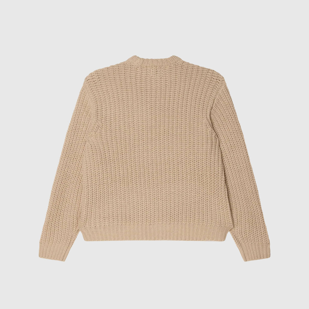 Obey Bold Chunky Sweater - Oatmeal - Back