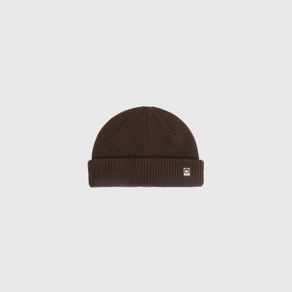 Obey Micro Beanie - Java Brown - Front