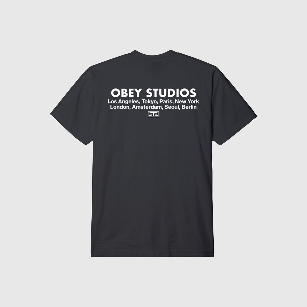 Obey Studios Eye - Jet Black - Back