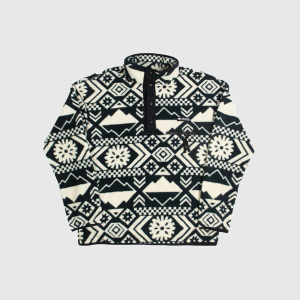 Columbia Helvetia Half Snap Fleece - Black Check - Front