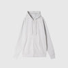 Obey Established Works Bold Zip Hood - Ash Grey - Front