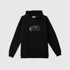 Obey Etch Extra Heavy Hood - Black - Front