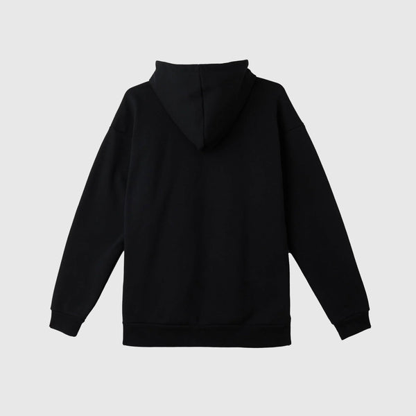 Obey Etch Extra Heavy Hood - Black - Back
