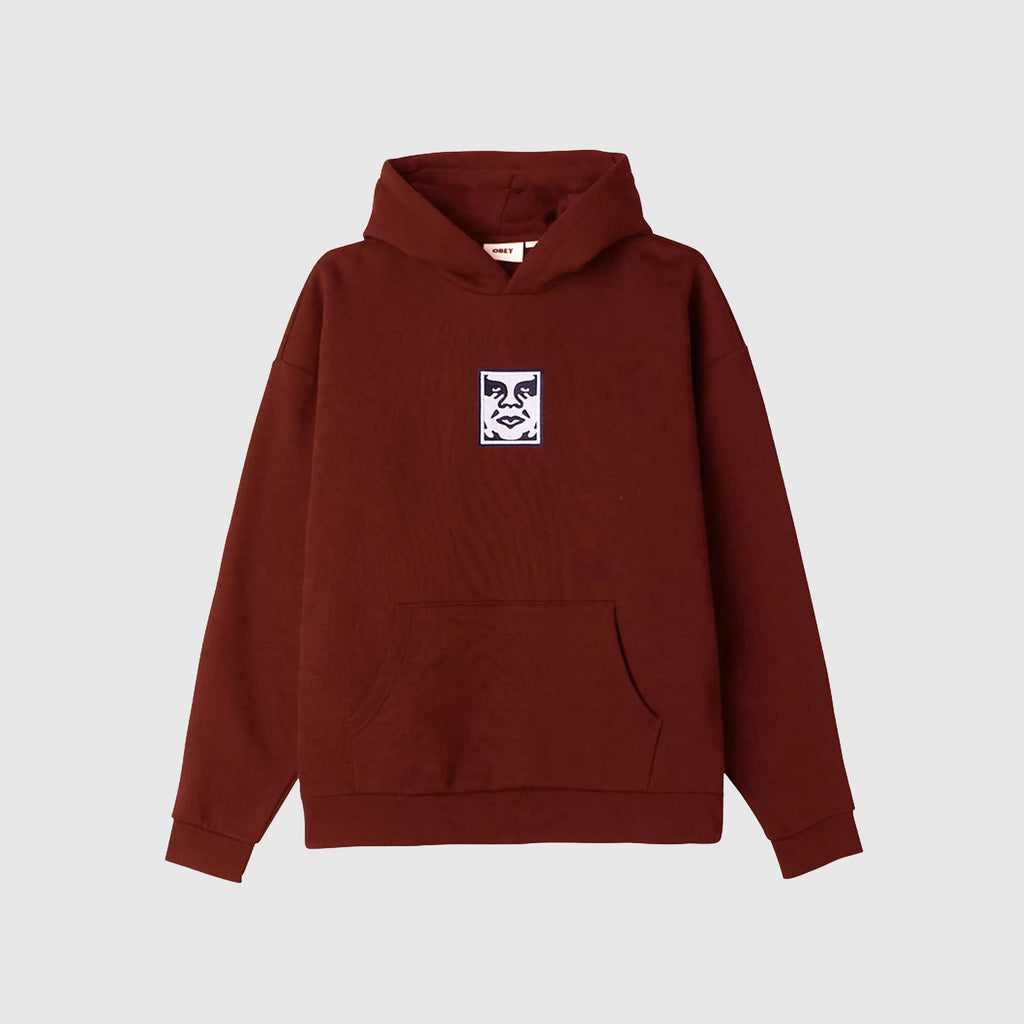 Obey Icon Extra Heavy Hood II - Sepia - Front