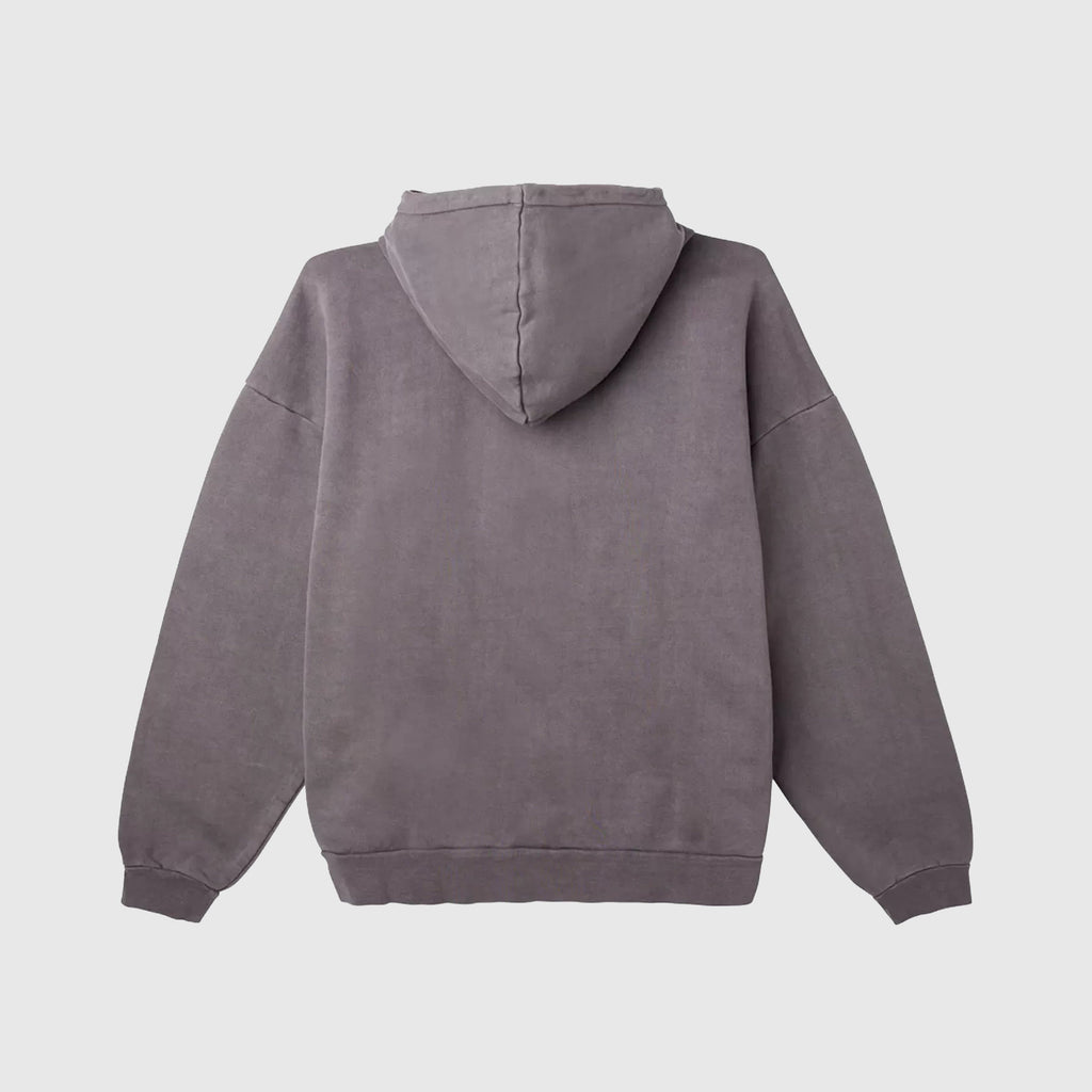Obey Lowercase Pigment Hood - Pigment Digital Black - Back