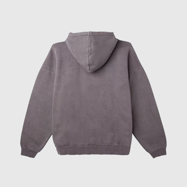 Obey Lowercase Pigment Hood - Pigment Digital Black - Back