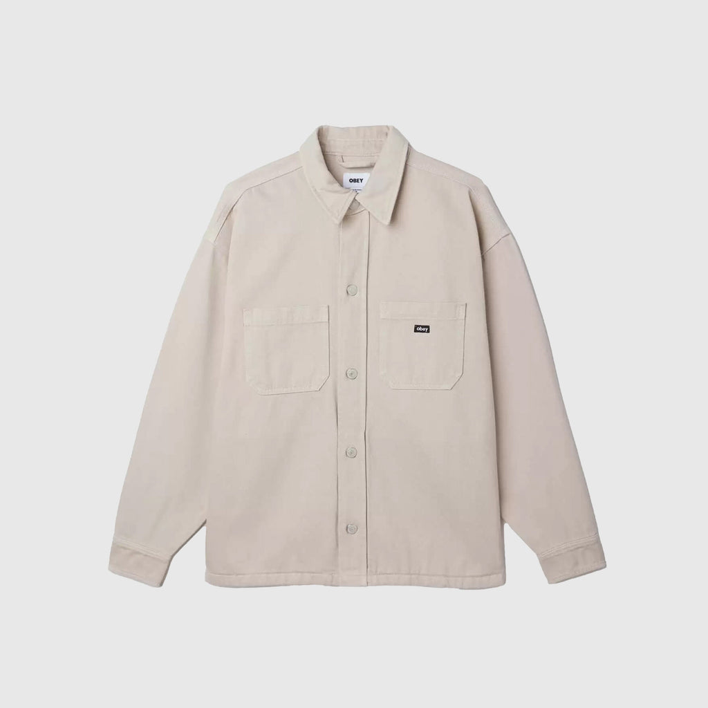 Obey Milton Shirt Jacket - Clay - Front