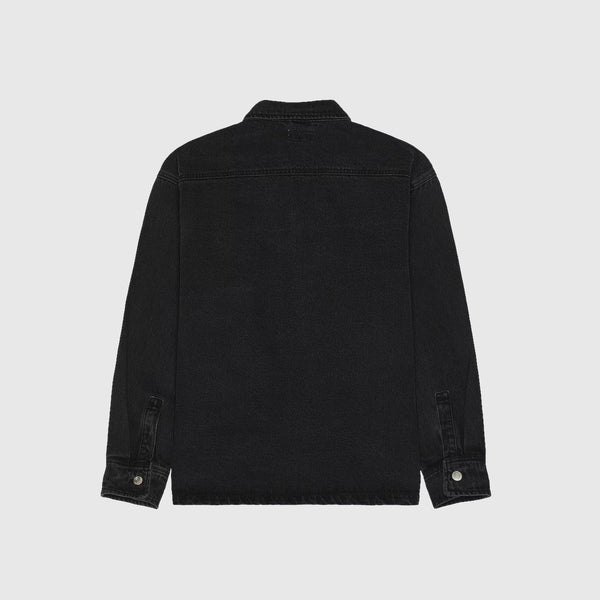 Obey Milton Shirt Jacket - Faded Black - Back