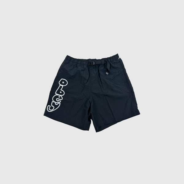 Obey Resound Web Belt Short - Black - Front