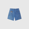 Obey Time Carpenter Denim Short - Light Indigo - Back