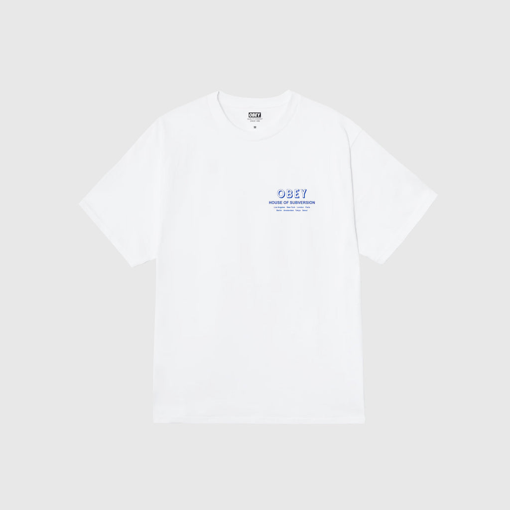 Obey SS House Of Subversion - White Front 