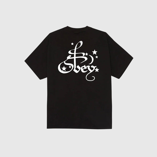 Obey SS Moon & Stars Tee - Black Back Print