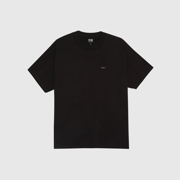 Obey SS Peace & Justice Statue Tee - Black Front